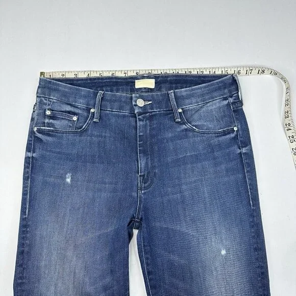 Mother Women's The Looker Ankle Chew Breaking The Law Designer Jeans‎ W30-31/L27